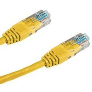 „PremiumCord“ tinklo kabelis RJ-45, Cat.6, UTP, Geltona, 1m (SP6UTP010Y)