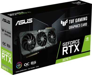 Vaizdo plokštė ASUS TUF-RTX3070TI-O8G-GAMING 8GB GDDR6X 2xHDMI 2.1 3xDP 1.4a