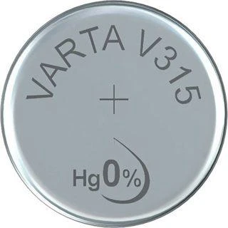 Varta V315 mygtuko tipo laikrodžio baterija