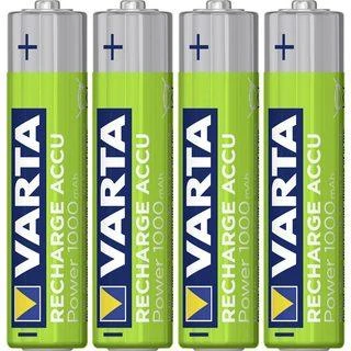 Įkraunami Elementai Varta AAA R03 1000 mAh 5703 4 vnt.