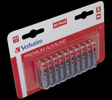 AAA Alkaline AAA 20pack Verbatim