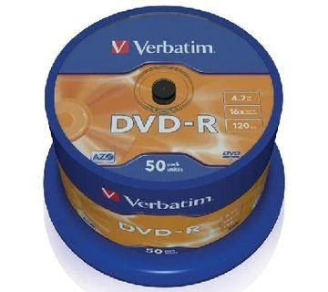 Verbatim DVD-R 50 vienetų pakuotė