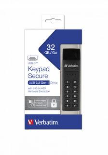 Pendrive Verbatim Klaviatūra saugi, 32 GB (49430)