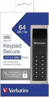 Pendrive Verbatim Klaviatūra saugi, 64 GB (49431)