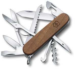 Victorinox Huntsman Wood daugiafunkcis peilis su medžio rankena