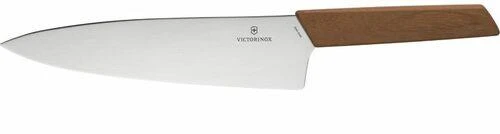 Victorinox Šveicarijos modernus raižybos peilis, riešutmedžio mediena 20