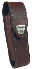 Dėklas Victorinox fiksuotų ašmenų peiliams, leather, ruda