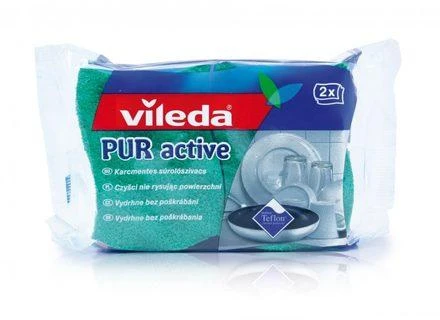 Profiliuota kempinė Vileda Glitz Pur Active 2vnt