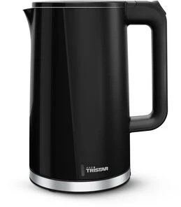 Tristar Double Walled Virdulys | WK-3407 | Elektrinis | 2200 W | 1,7 l | Plastikas | 360° sukamasis pagrindas | Juodas