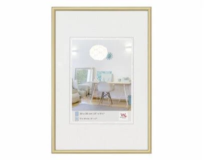 Nuotraukų rėmelis Walther New Lifestyle rėmas, 20x30, plastikas, auksinis (KV030G)