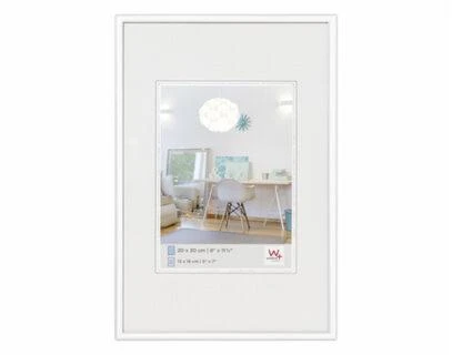 Nuotraukų rėmelis Walther New Lifestyle rėmas, 20x30, plastikinis, balta (KV030W)