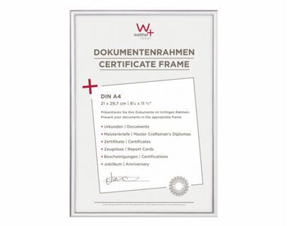 Nuotraukų rėmelis Walther New Lifestyle 21x29,7 dervos sidabras DIN A4 KV130S