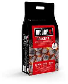 Presuoti anglies briketai WEBER Briquettes, 4kg