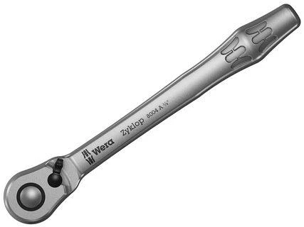 Wera Zyklop metalinė terkšlė su perjungimo svirtimi, 1/4´´, 8004 A