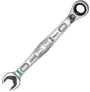 Kampinis atviro galo raktas su terkšle ir krypties jungikliu, 8 mm, „Joker Switch 6001“, „Wera“ [05020064001]