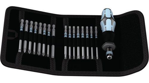 Wera Dėklas su 89mm antgalais, nerūdijančio plieno "Kraftform Kompakt 60 Stainless"