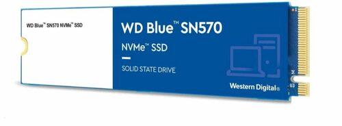 „SanDisk WD Mėlyna SSD SN570 NVMe 2TB M.2 2280 PCIe Gen3 8Gb/s vidinis, vienos pakuotės
