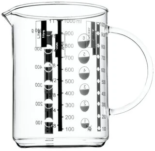 WMF 0605972000 matavimo puodelis 1,0 l cil.