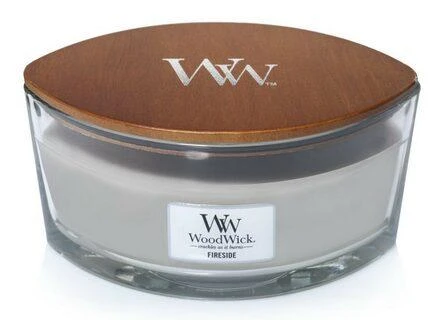 WoodWick Aromatinė žvakė (Fireside), 453,6 g