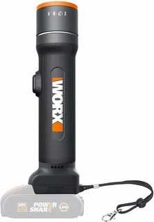 WORX daugiafunkcinė LED lempa, 20V, 120–510 liumenų, WX027.9
