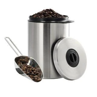 Xavax POJEMNIK ZE STALI NIERDZEWNEJ DO KAWY O POJEMNOŚCI 1 KG Z MIARKĄ