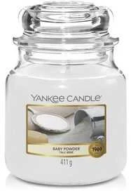 Yankee Candle Baby Powder kvapioji žvakė unisex, 411 g