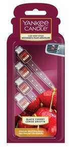 Yankee Candle Juodas Vyšnių kvapo automobilio ventiliacijos žvakė 28 g