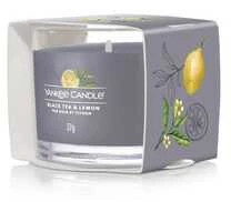 Yankee Candle Juodas Tea & Lemon Scented Candle kvepianti žvakė, 37 g