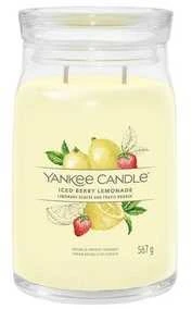 Yankee Candle Aromatinė žvakė Signature didelė stiklinė Iced Berry Lemonade 567 g