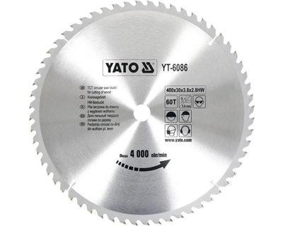 YATO WIDI diskinis pjūklas 400x30 mm 60 dantukų 6086