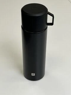 ZWILLING THERMO (39500-514-0) Thermo jug with a mug 1 liter Nerūdijantis plienas Juodas