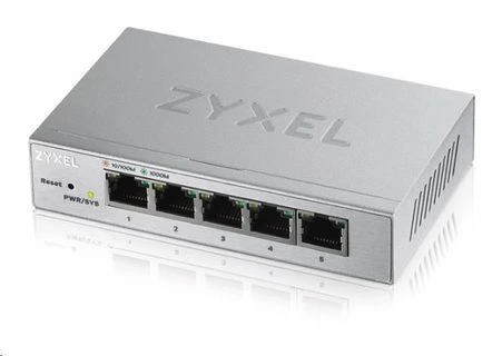Šakotuvas ZYXEL GS1200-5, 5 PORT GIGABIT WEBMANAGED DESKTOP SWITCH (5Y WARRANTY)