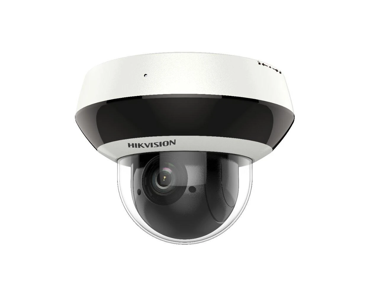 IP kamera MINI SPEED DOME, PTZ, 4MP, 4x optinis priartinimas, IR iki 20m, F2.8-12, PoE, IK10, IP66, Hikvision