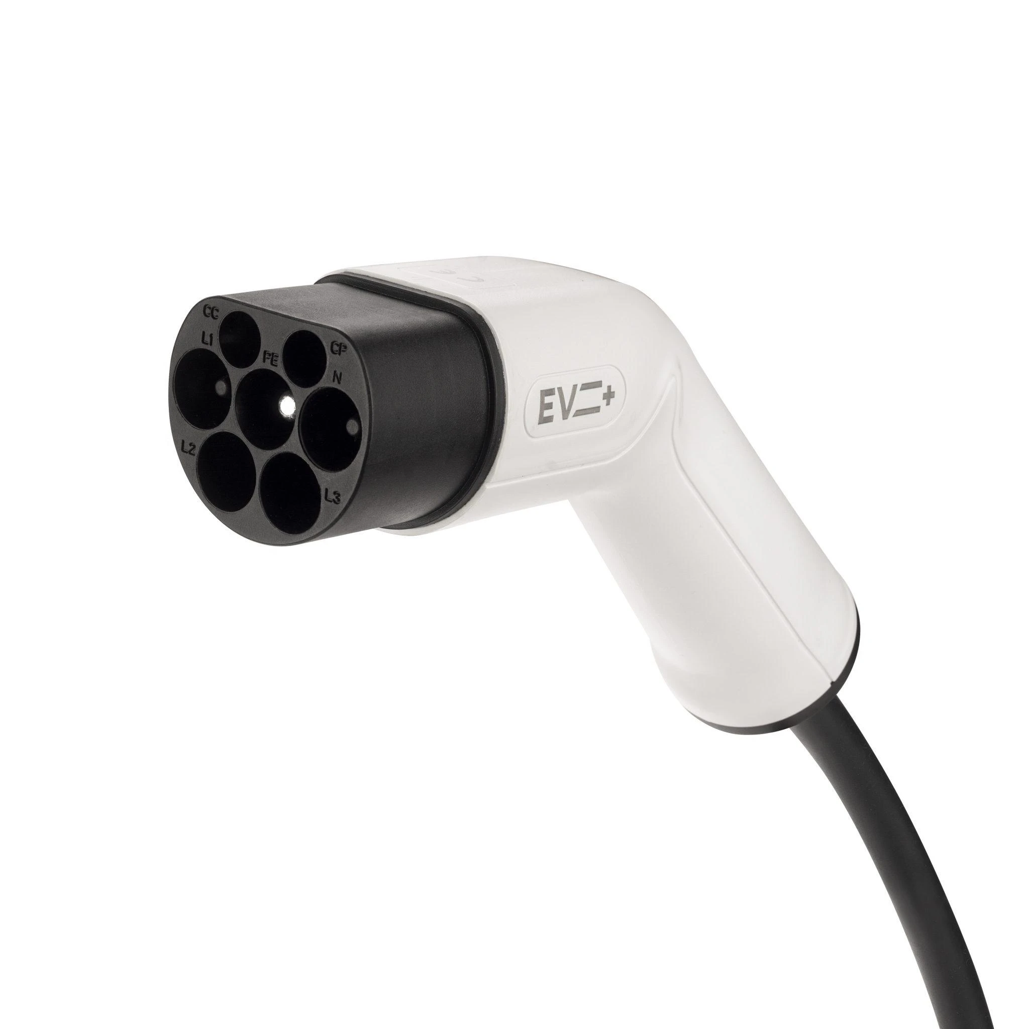 EV+ Type 1 to Type 2 32A adapter for EV charging cable | EV+ | EV-AD-T1-32-1P-W | EV+ Type 1 to Type 2 32A adapter for EV charging cable | 0.2 m
