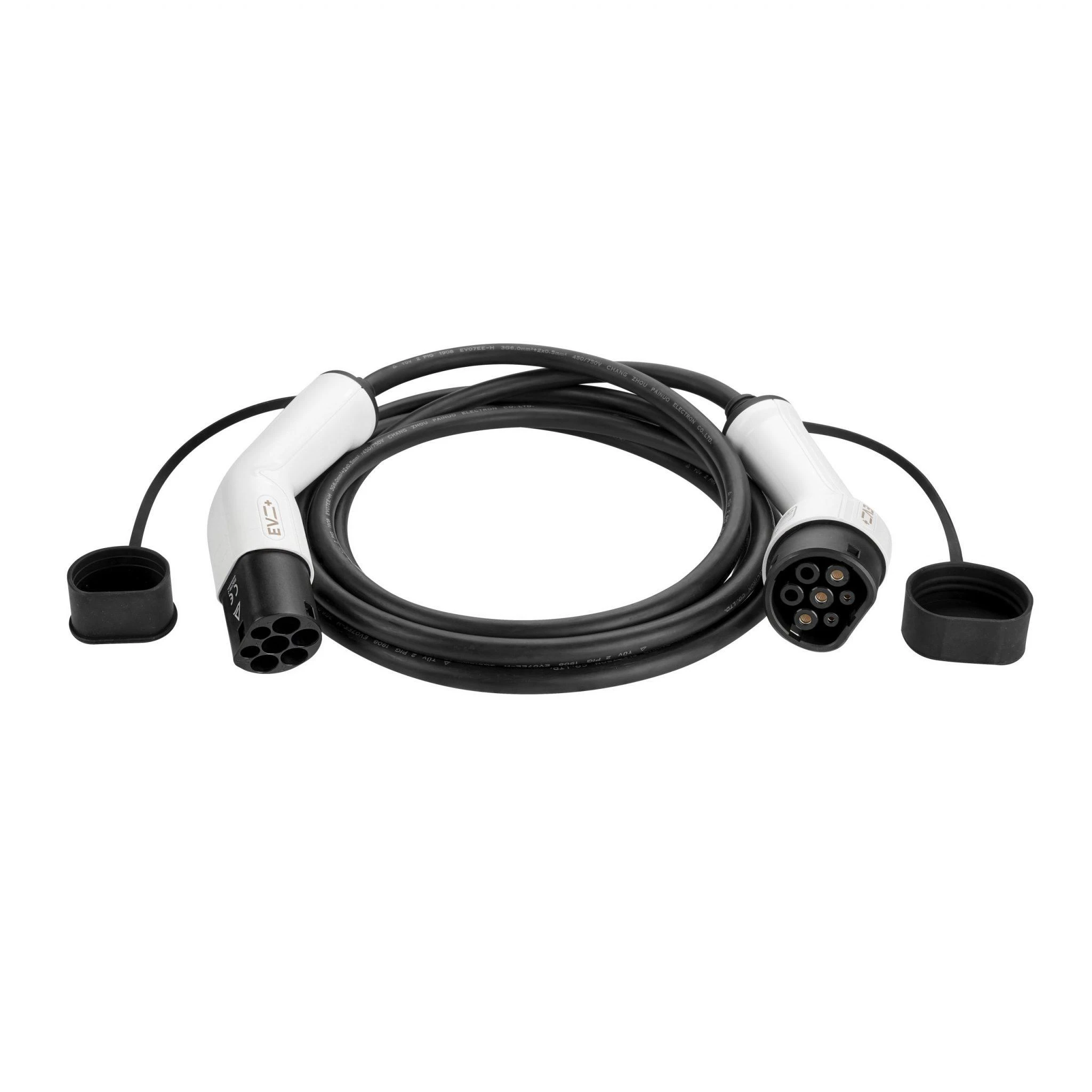 EV+ 15m Type 2 į Type 2 įkrovimo laidas