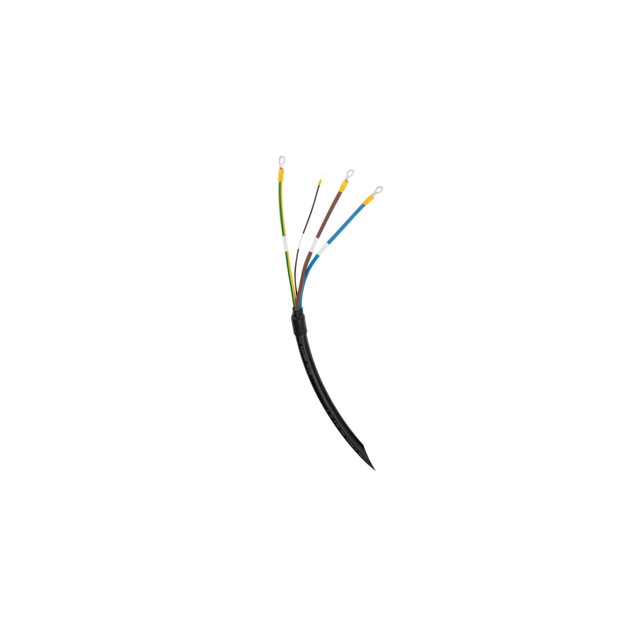 EV+ | EV-CBR-T2-32-3P-W | Charging Cable Type 2 3 phase OPEN END | 32 A | 5 m