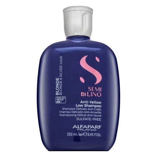 Alfaparf Milano Semi Di Lino Skirtas šviesiems plaukams y Sidabrinis Low šampūnas 250ml