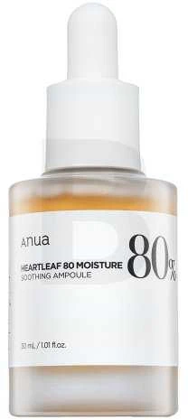 Anua Heartleaf 80% Moisture Soothing Ampoule Raminamasis serumas, 30 ml