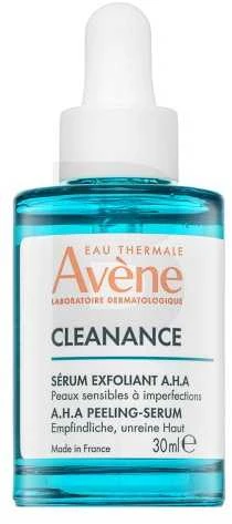 Avène Cleanance A.H.A. Anti-Perfection Exfoliating Serum šveičiantis serumas jautriai, spuoguotai veido odai, 30 ml