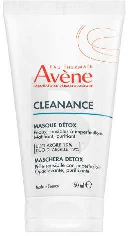 Avène Cleanance 3 In 1 Detox Mask valomoji kaukė jautriai, spuoguotai veido odai, 50 ml