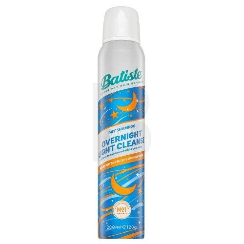 Batiste Overnight Light Cleanse Sausas šampūnas sausas šampūnas, 200 ml
