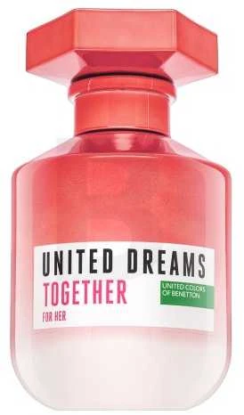 Benetton United Dreams Together For Her EDT tualetinis vanduo moterims, 80 ml