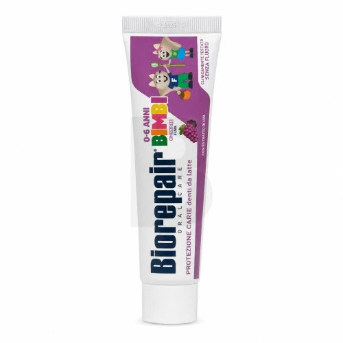 Biorepair Vaikiškas dantų pasta vaikams 0-6 metų Vynuogės 50ml