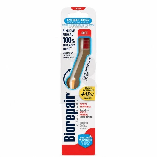 Biorepair Antibacterial Dantų šepetėlis Soft Dantų šepetėlis