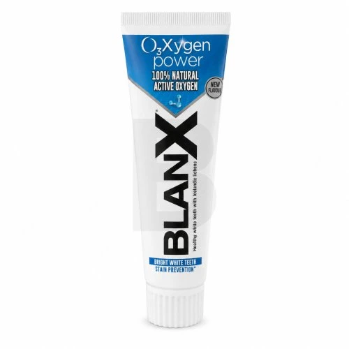 BlanX O3X Pro Shine Whitening Toothpasta balinanti dantų pasta su aktyviuoju deguonimi 75ml