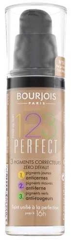 Kreminė pudra Bourjois 1 2 3 Perfect Foundation 055 rusvai gelsvas Foncé 30ml