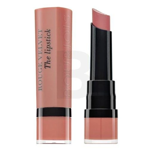 BOURJOIS Paris Rouge Velvet Lūpų dažai Moterims 2,4 g, 02 FLAMING’ROSE