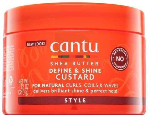 Kremas "Cantu For Natural Hair Define and Shine Custard" 340g