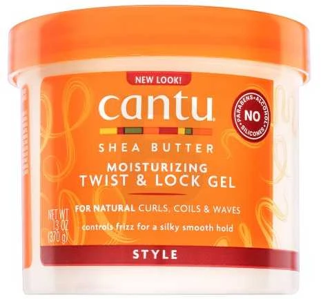 „Cantu For Natural Hair“ drėkinamasis gelis „Twist and Lock“ 370 g