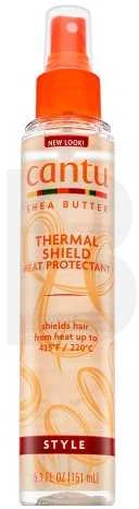 "Cantu Sviestmedžių aliejumi Thermal Shield Heat Protectant Purškiklis" purškiklis apsaugantis plaukus nuo karščio 151ml
